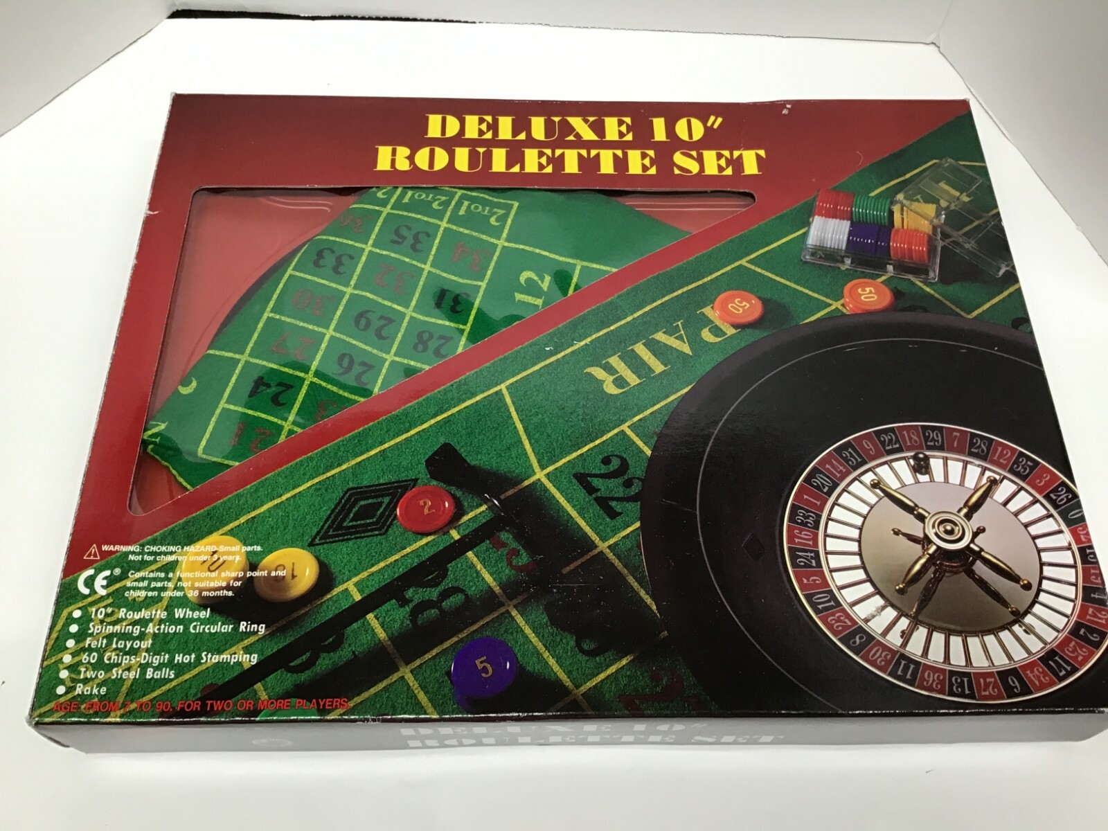 コレクション Real roulette set 16 inch Deluxe Casino Roulette Set with Playing Cards and