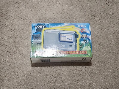 Coby CX-WB15 NOAA Weather Band/AM/FM Portable Radio