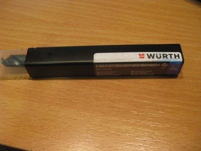Würth 10,5mm HSS Spiralbohrer Metallbohrer Stahlbohrer 135mm lang DIN 338