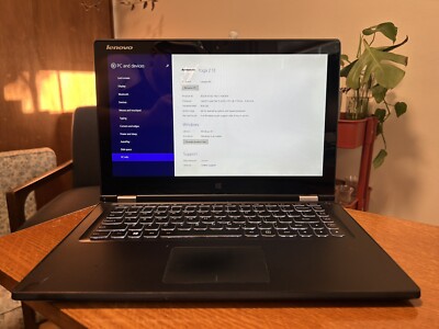 Lenovo Yoga 2 13 Touchscreen Intel i5-4210U 8GB RAM 120GB SSD Win8.1 Backlit 