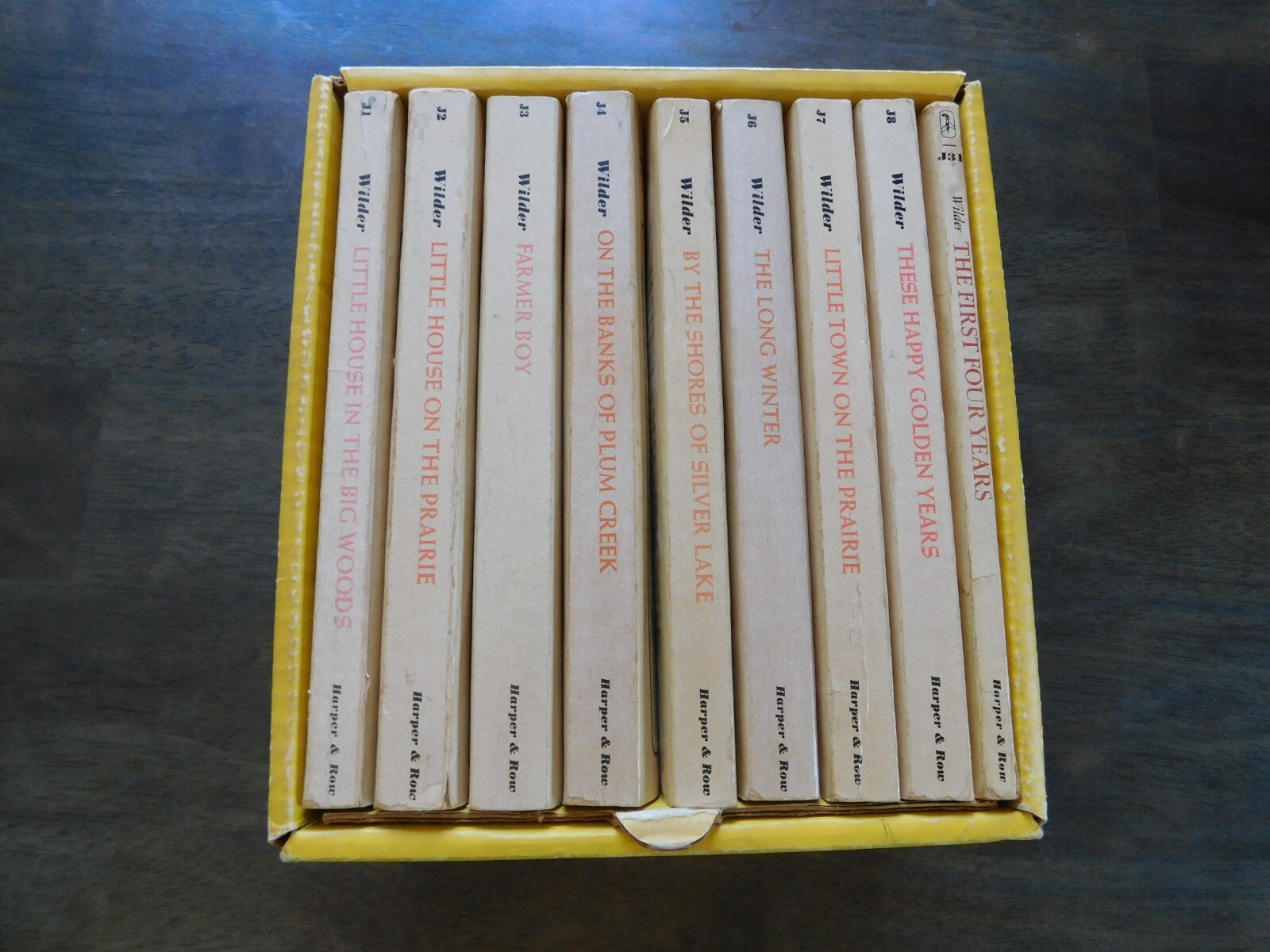 Little House on The Prairie Book Set 1970's Laura Ingalls