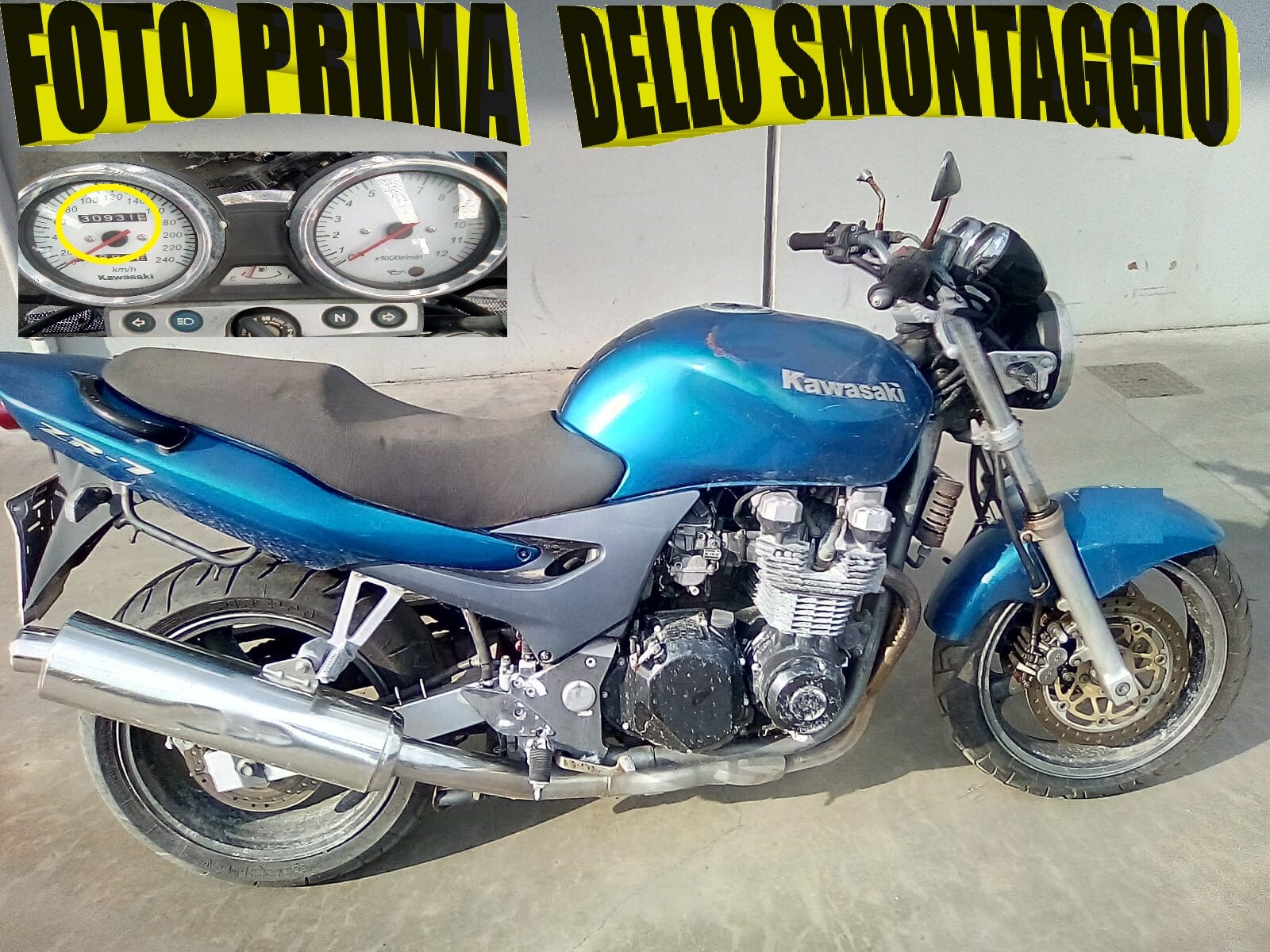 Saki.  COMPLETE ENGINE GUARANTEED KAWASAKI ZR-7 750 YEAR 2002