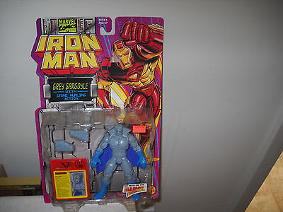 Iron Man Action FigureGrey Gargoyle vfnm on Card