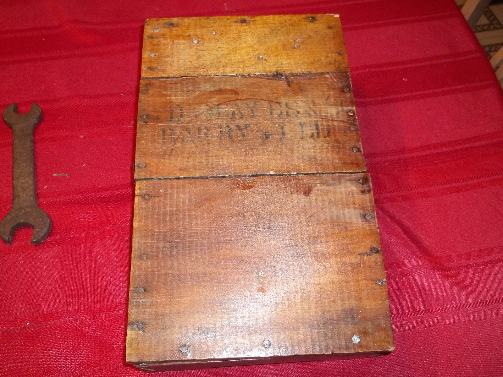 Vintage Winchester Ammo Box 14 1/2 x 8 1/2 x 3 Converted into a Tool Box