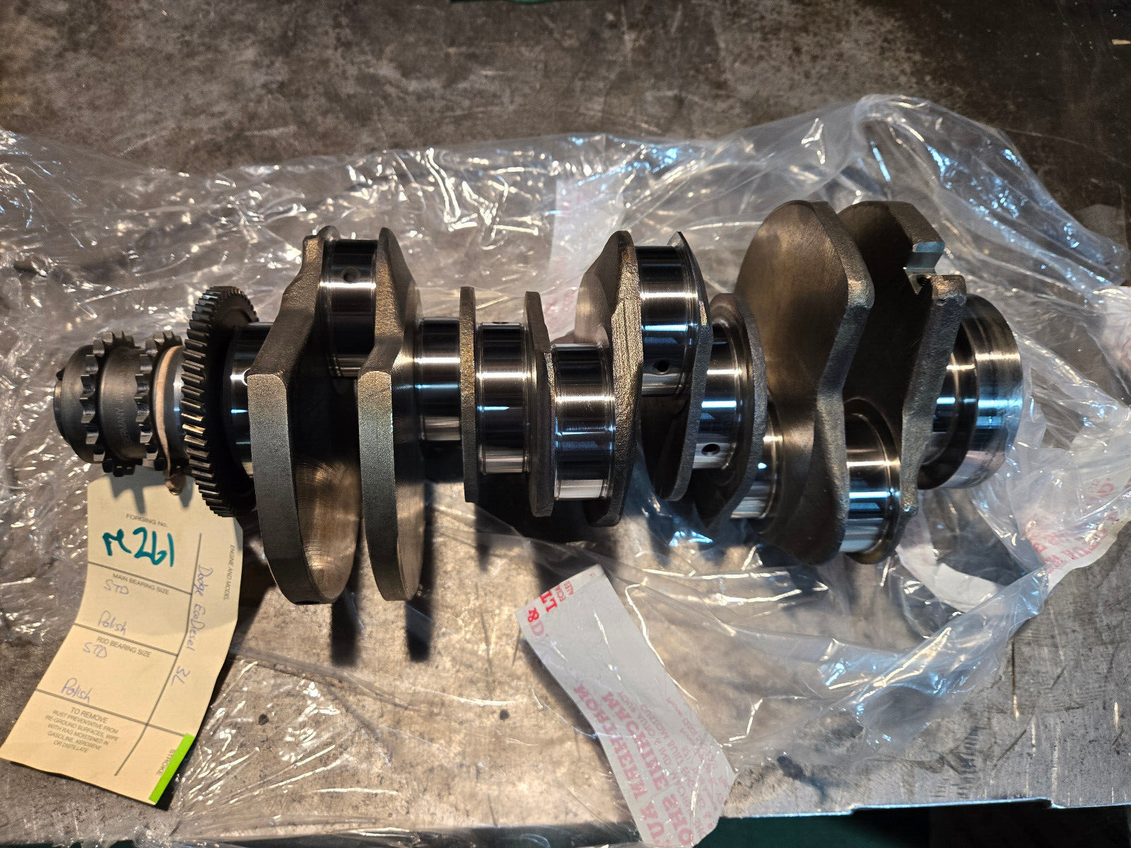 3.0L ECODIESEL CRANKSHAFT 68147110AA, 68147110AB - Picture 1 of 11