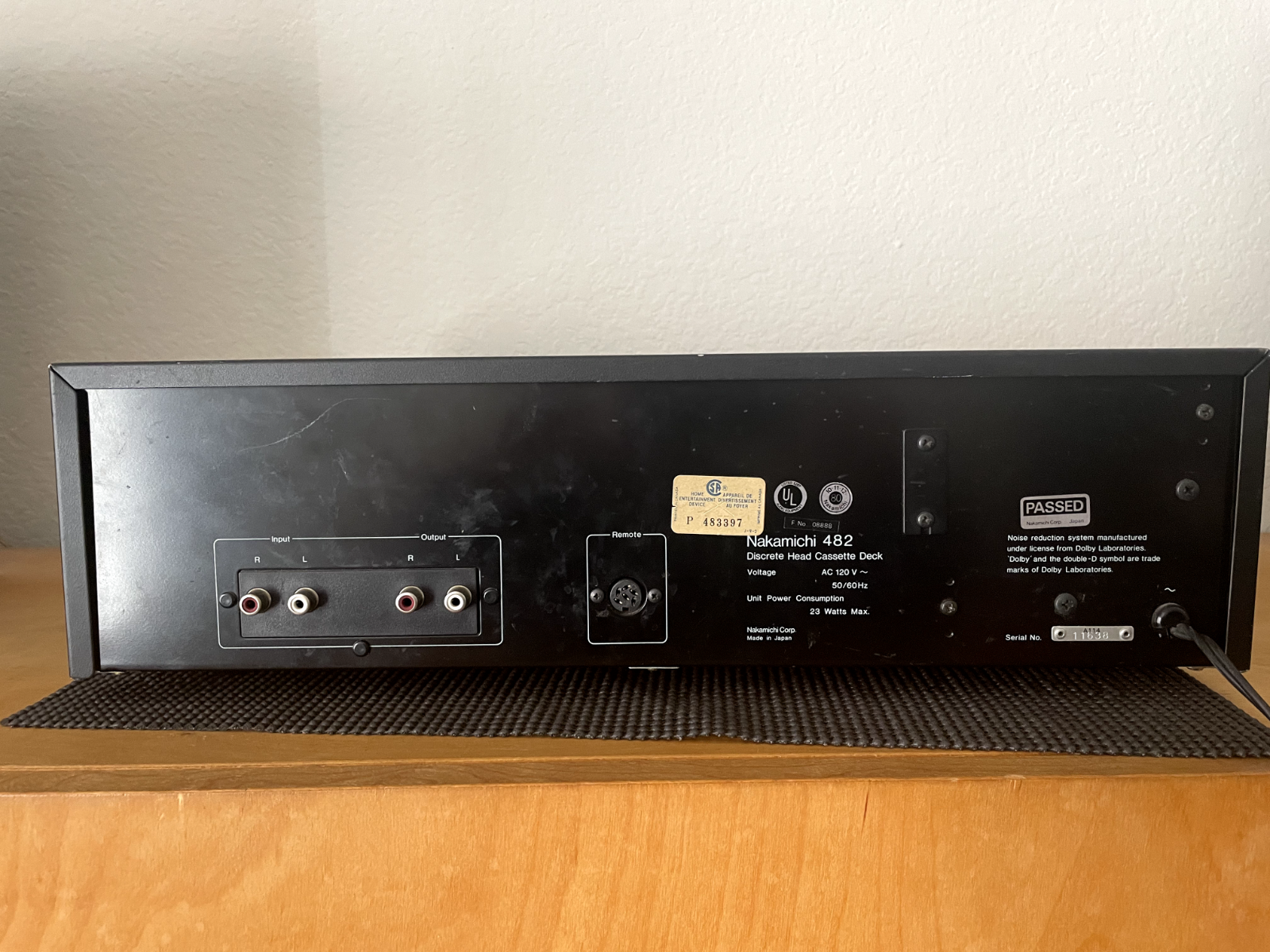 Nakamichi 482 3-head cassette Deck