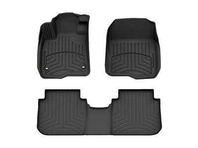 WeatherTech Custom Fit FloorLiner HP for Honda CR-V / Hybrid 1st & 2nd Row Black