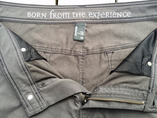 Prana Mens Black Nylon Shorts, Size 36, Great Condition