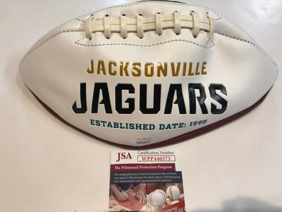 KEELAN COLE AUTOGRAPHED SIGNED JACKSONVILLE JAGUARS LOGO FOOTBALL JSA COA