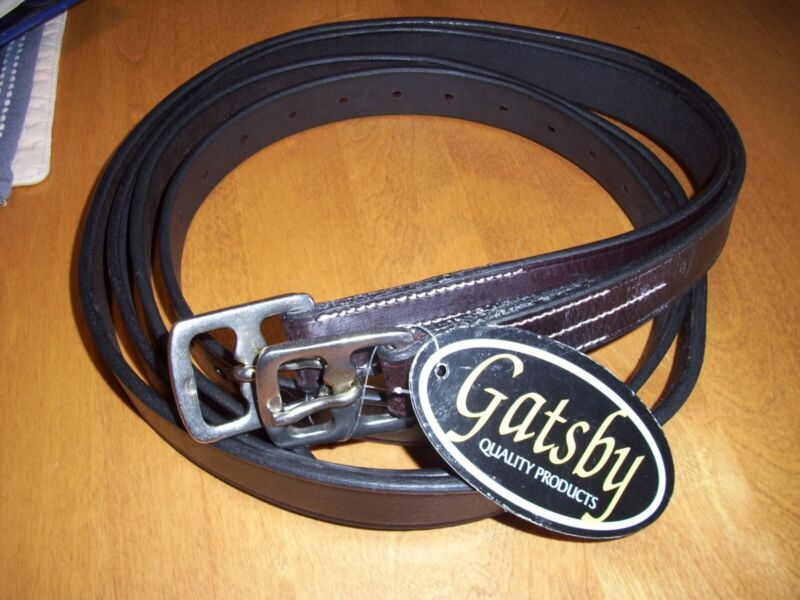 Gatsby stirrup leathers, brown, 54", VERY SUPPLE