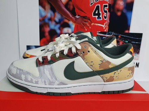 NIKE DUNK LOW SE \"SAIL MULTI CAMO\" 新品未使用 Nike Dunk Low SE Sail Multi-Camo Men's - DH0957-100 - US