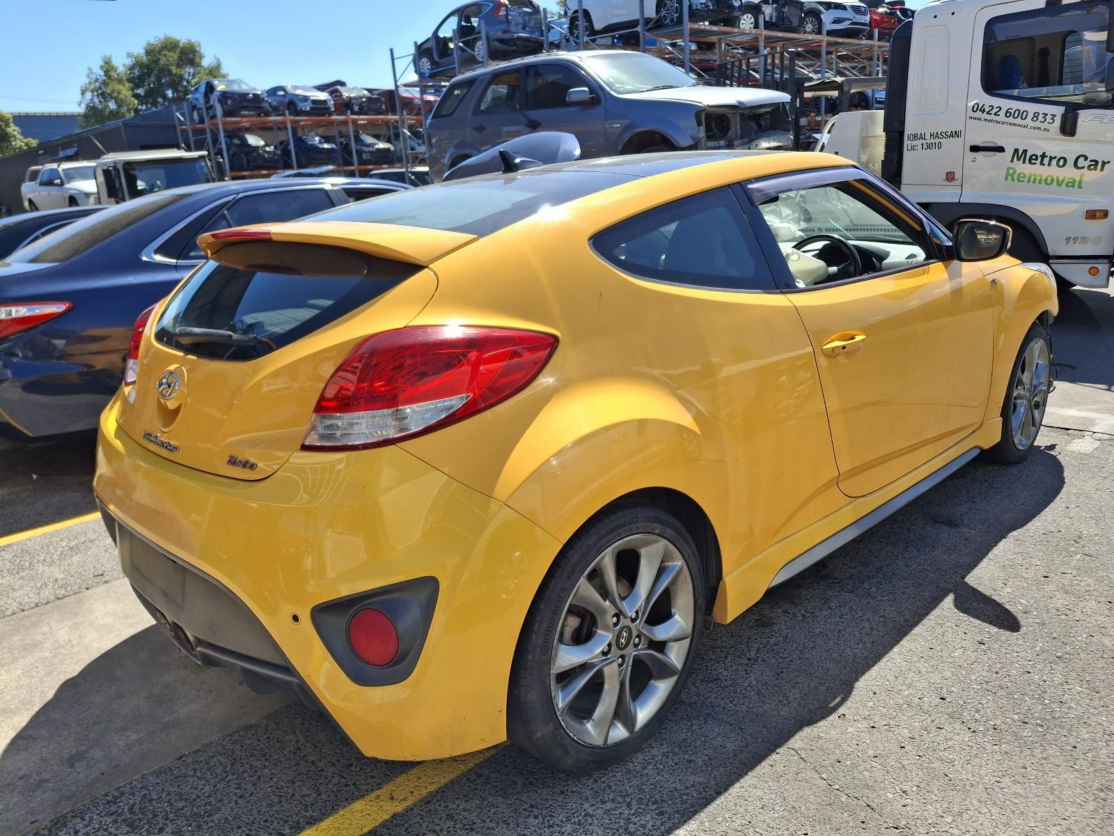 2016 Hyundai Veloster 2012-2018 LEFT GUARD FS TURBO TYPE 06/12-02/18 image 3