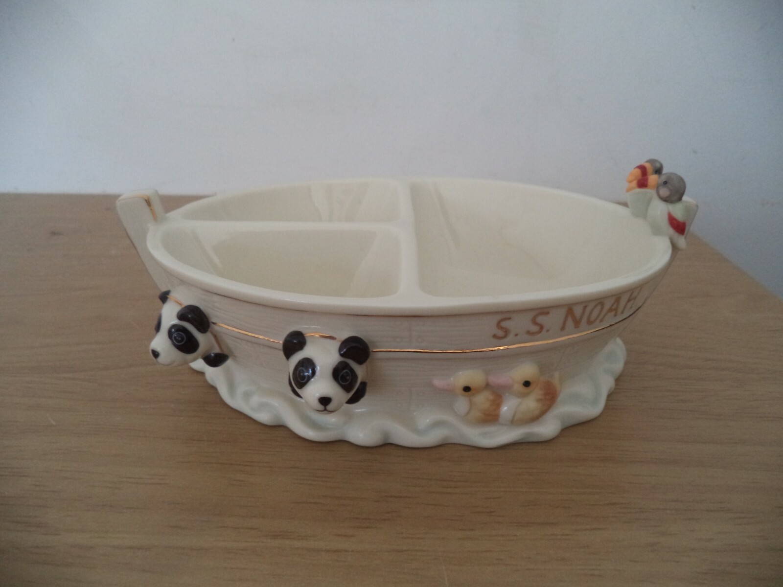 Lenox NOAH'S ARK Child's Divided Bowl ONLY