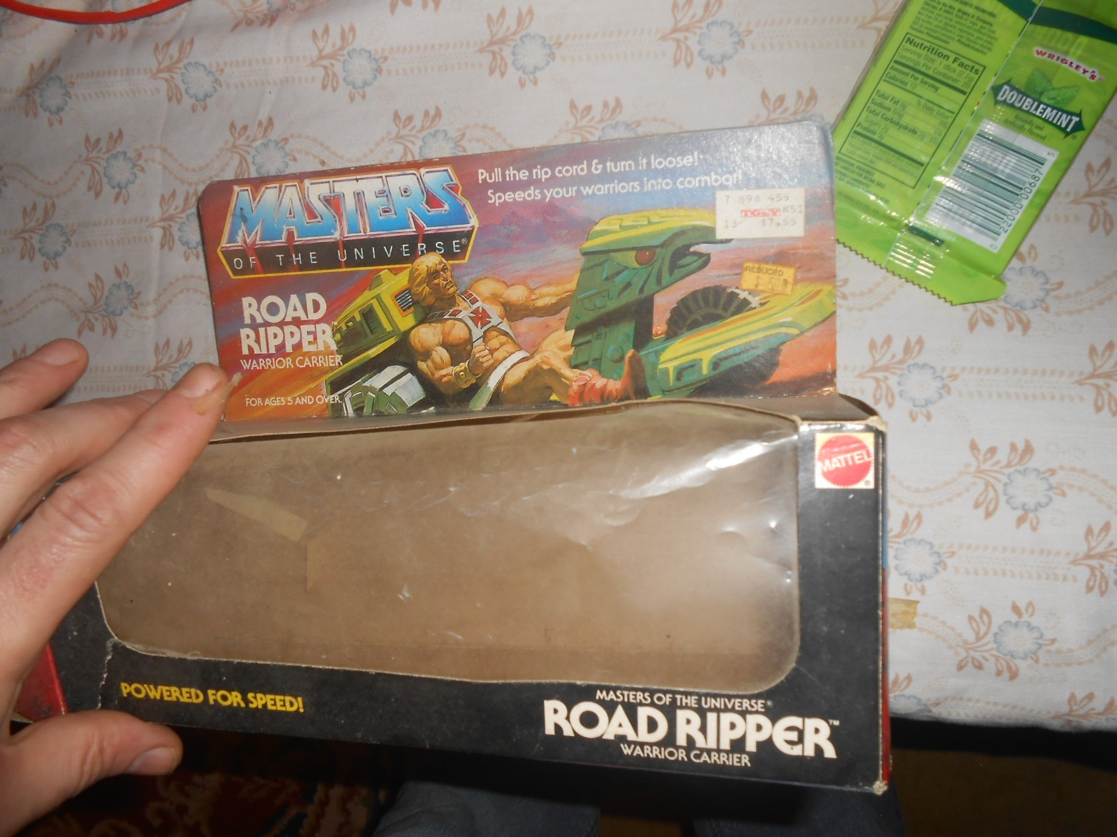 MOTU ROAD RIPPER VINTAGE COMPLETE WITH DAMAGED BOX NEVER PLAYED WITH