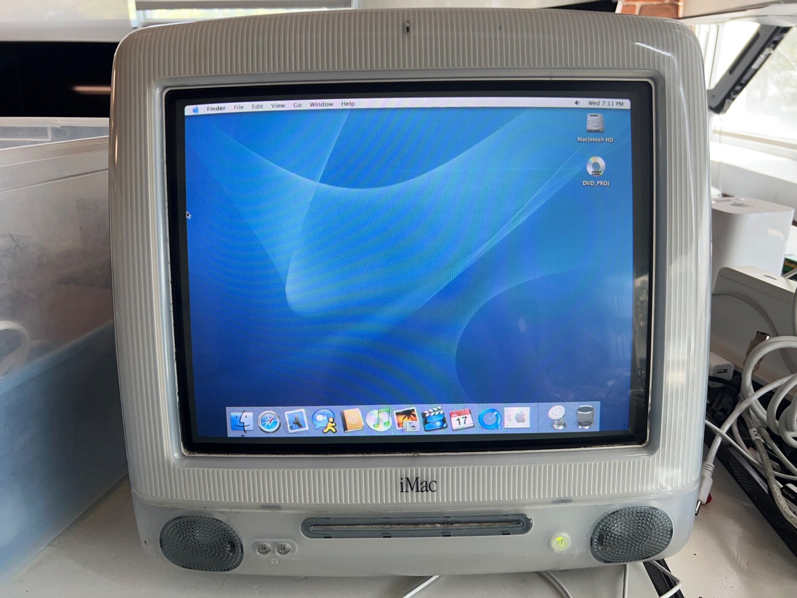 レトロ APPLE アップル iMac またとない G3 スケルトン モニター レトロ APPLE アップル iMac またとない G3 スケルトン モニター