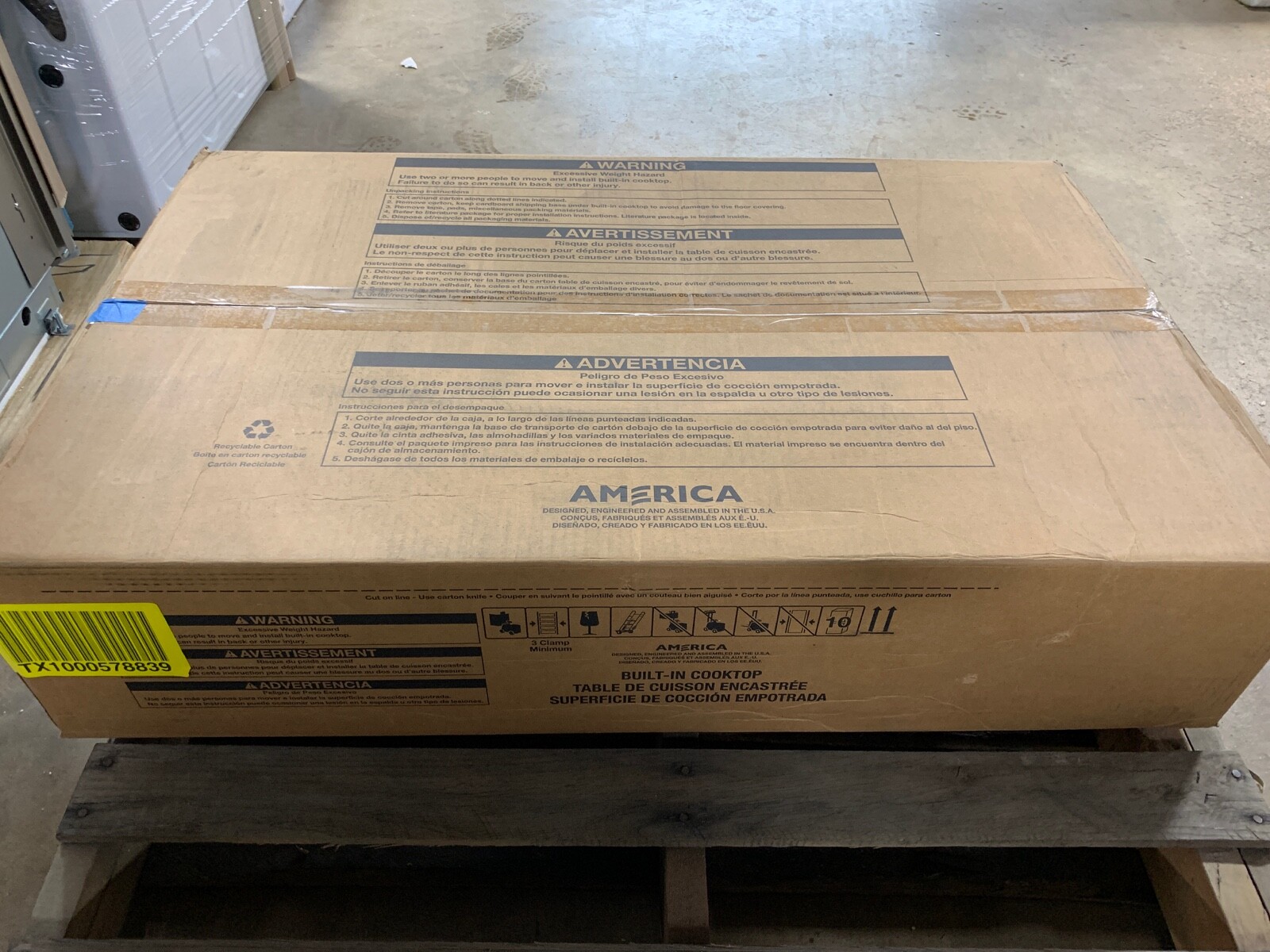 Whirlpool G9CE3675X Black 36.31 in. Electric Cooktop #9327