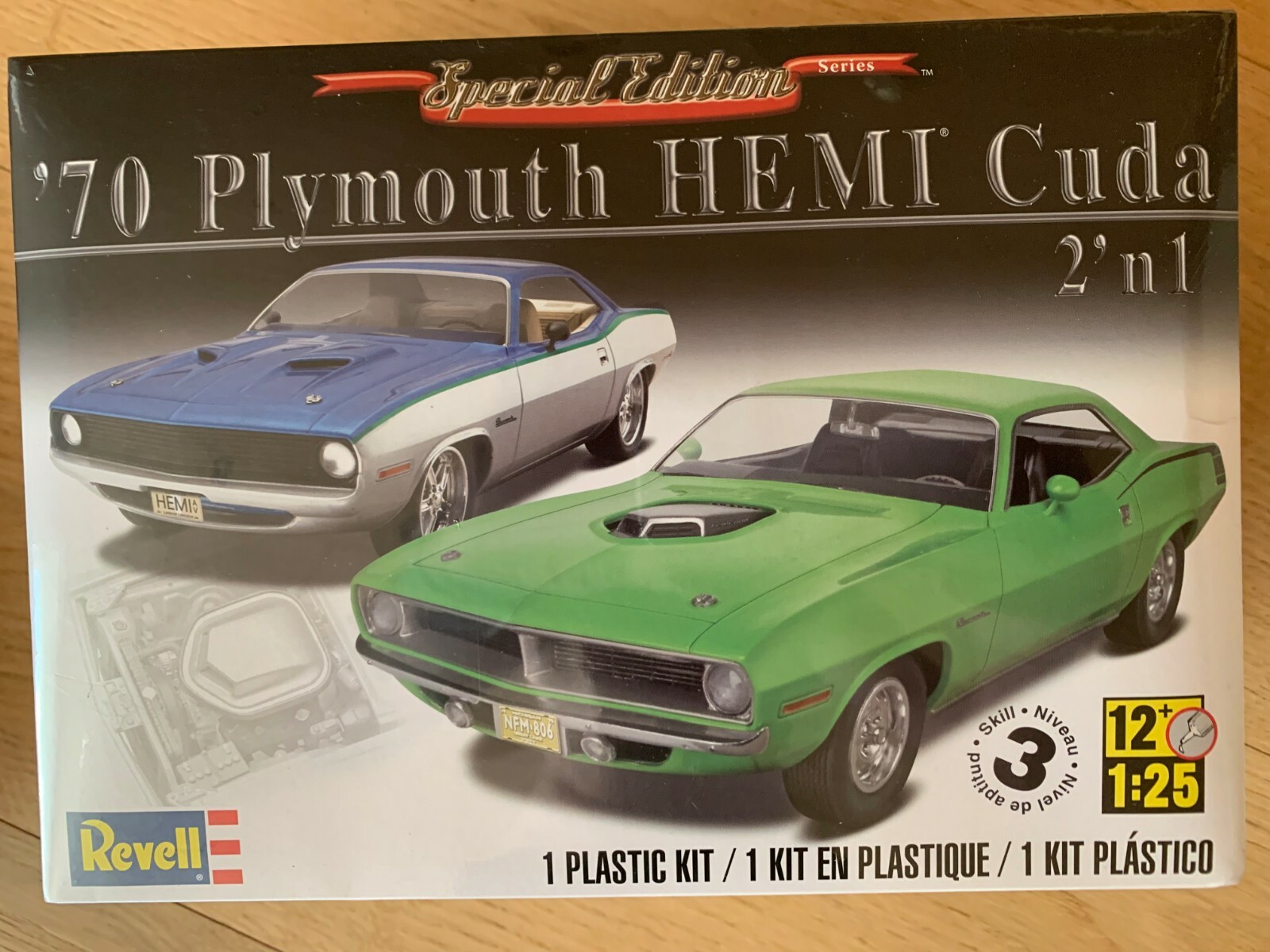 Revell US Monogram 1/25 ´70 Plymouth Hemi Cuda 2n1 85-4268 14268 | eBay Revell US Monogram 1/25 ´70 Plymouth Hemi Cuda 2n1 85-4268 14268 | eBay