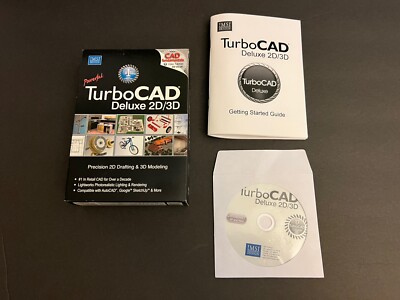IMSI DESIGN TurboCAD Deluxe Ver 17 2D/3D Precision 2D Drafting & 3D Modeling CAD