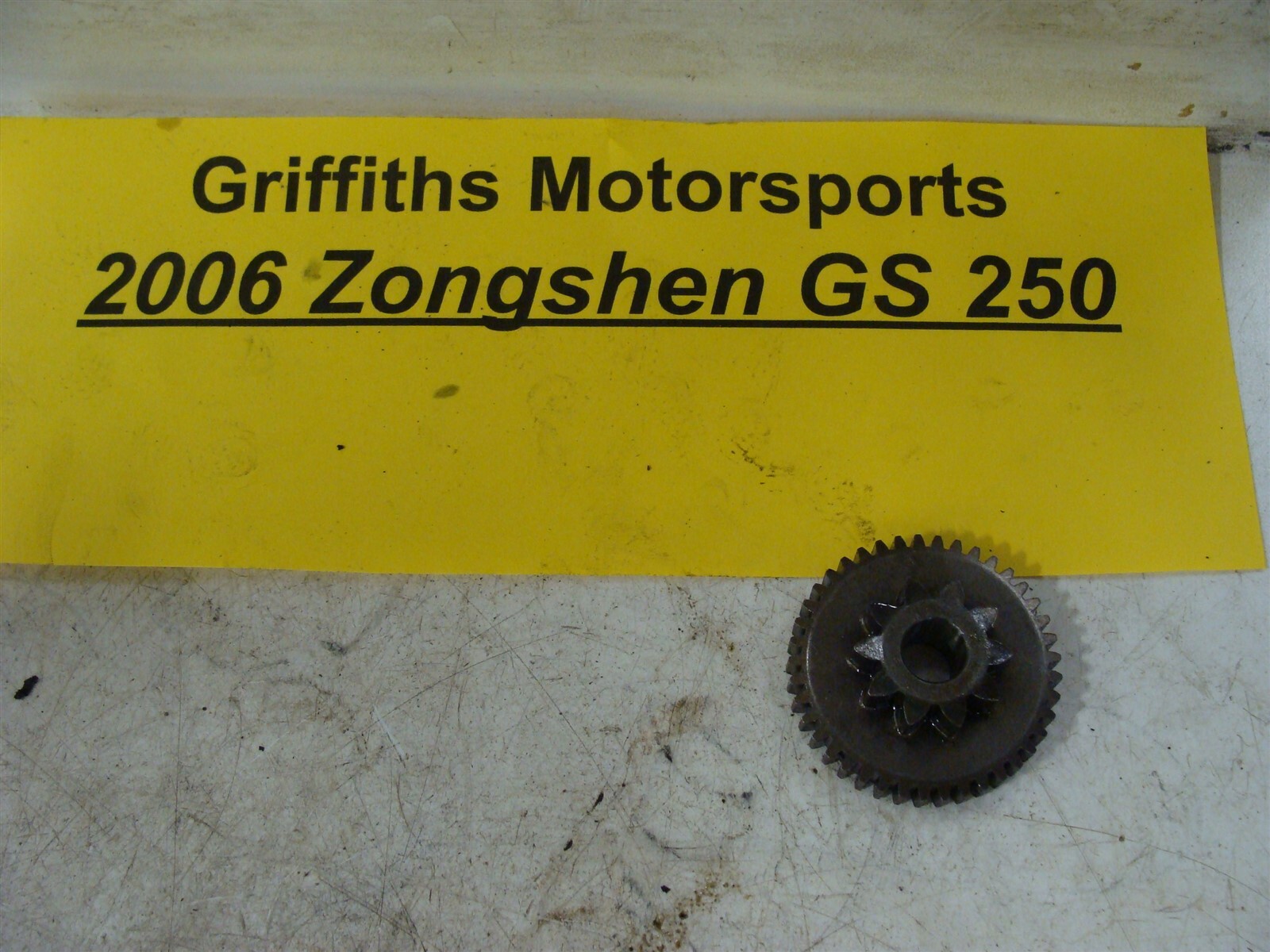2006 Zongshen zs gs 250 sport bike electric start starter