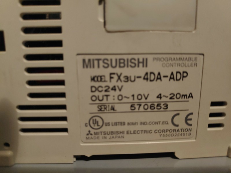 Module Sorties Analogique De 4 Sorties Fx3u-4da-Adp