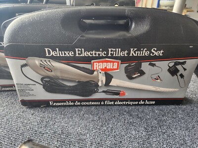 Rapala Deluxe Electric Fillet Knife Set