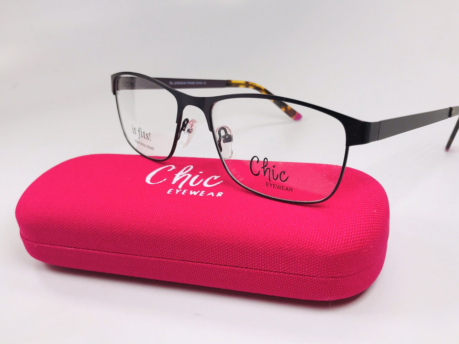 New Chic Matte Purple SHEILA Eyeglasses 58mm w/Case For The  display picture 3