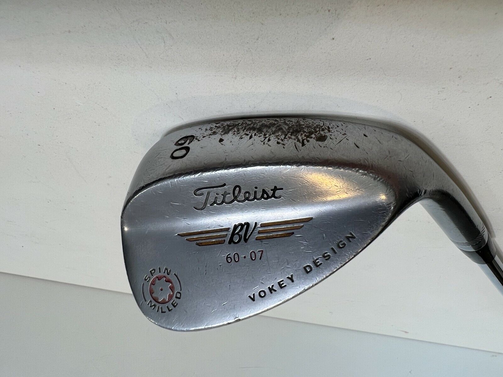 Titleist Vokey Design Spin Milled Lob Wedge 60*, BV 60-07 Titleist Vokey Design Spin Milled Lob Wedge 60*, BV 60-07