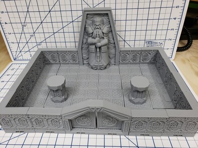 Mountain King - Large Statue Room - Dwarven - DragonLock - DND - Pathfinder - RP