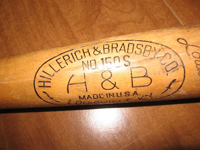 Vintage 1960's Nelson (Nellie) Fox Louisville Special Grand Slam Bat
