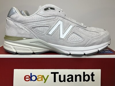 BRAND NEW New Balance 990v4 Women's Running Shoes Suede Arctic Fox Grey 990AF4