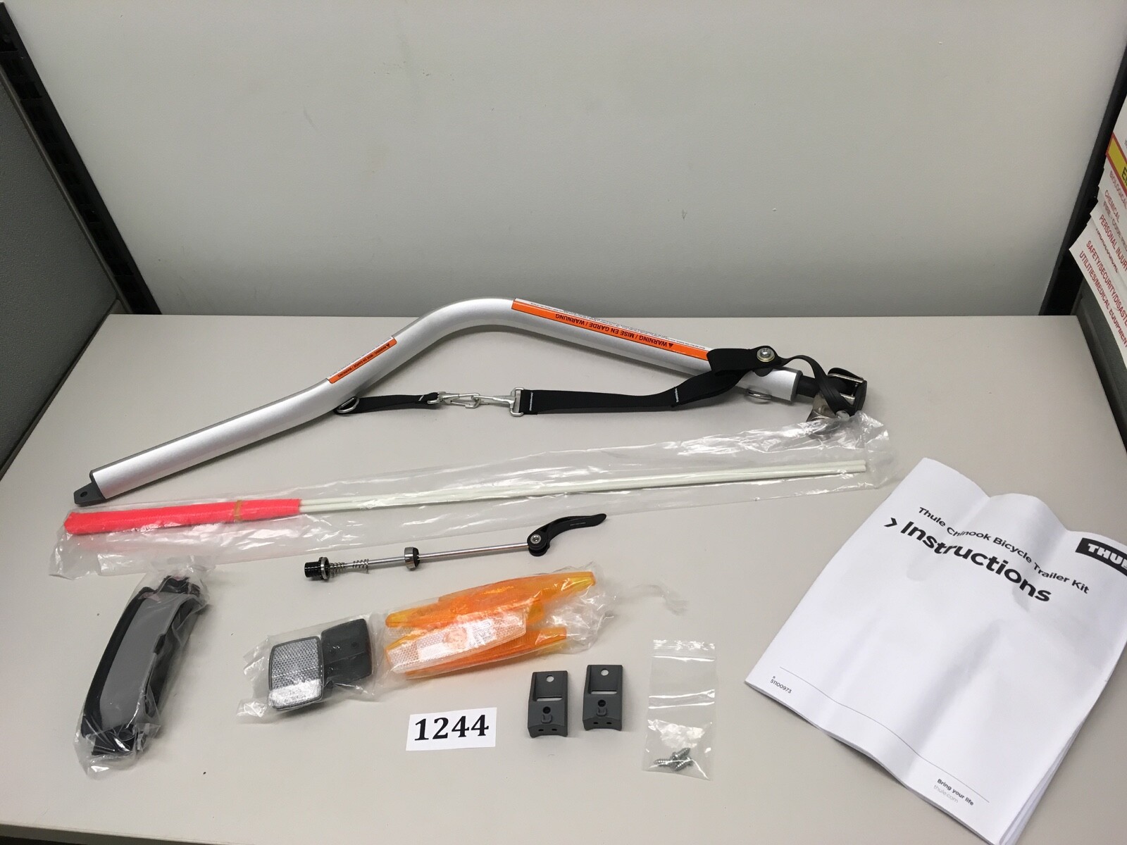 thule chariot chinook bicycle trailer kit