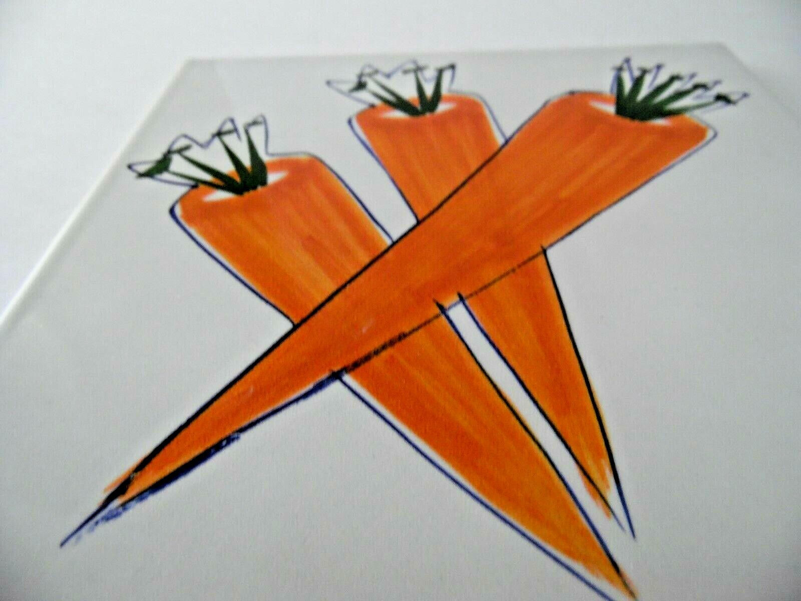 Italy Ceramic Tile Trivet Hand Painted 8