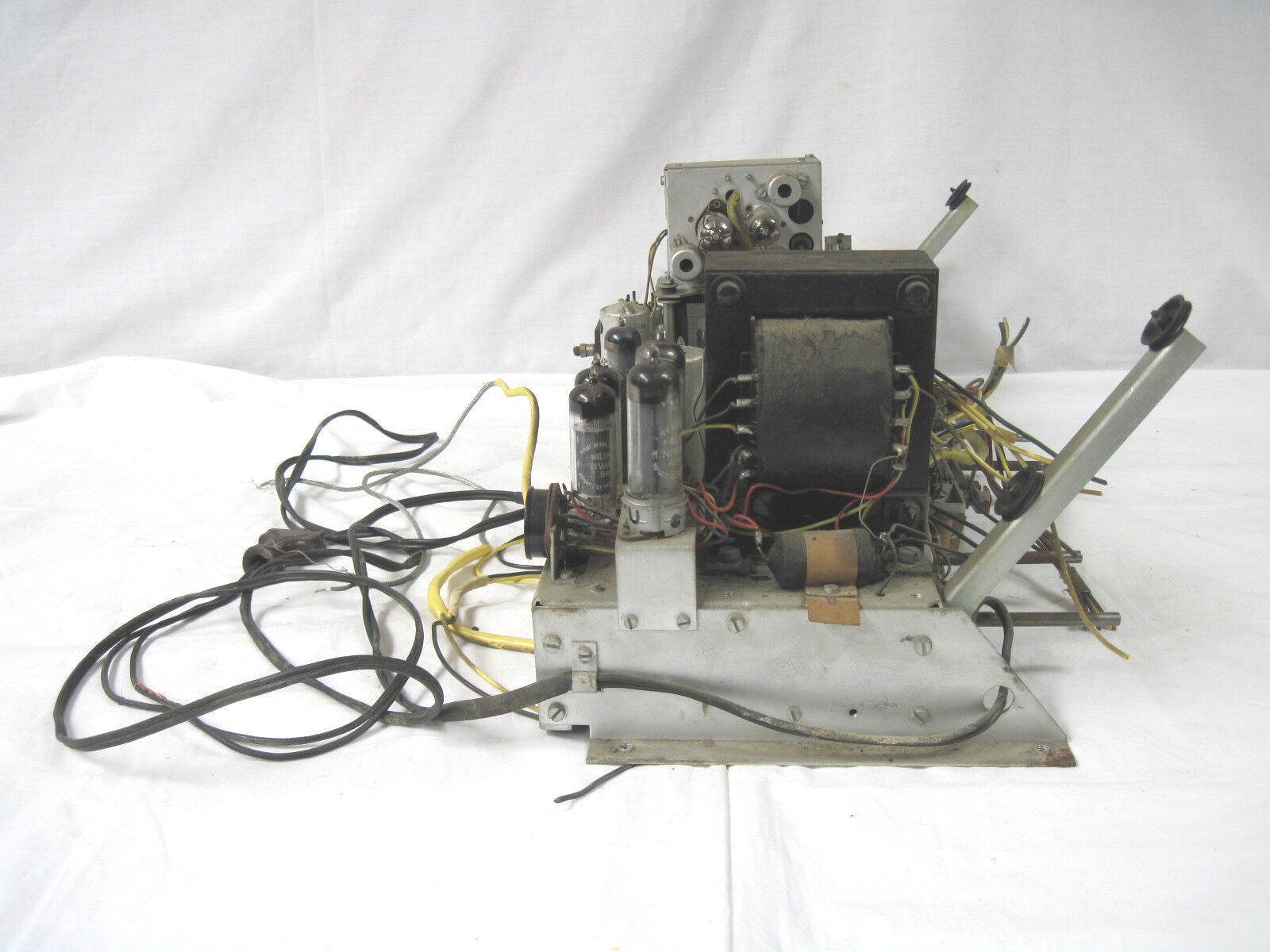 Vintage Philips FX 824 A/54 Tube Radio Amp Chassis parted out of stereo console