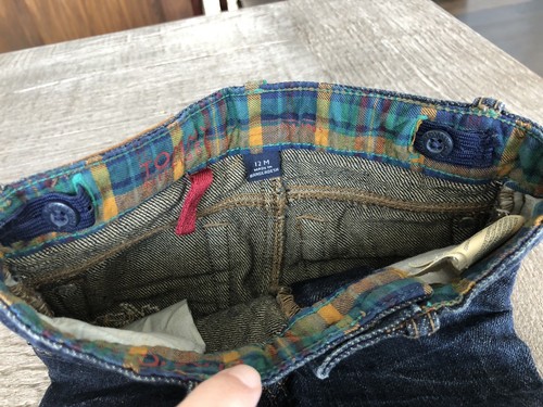Tommy Hilfiger Baby Boys Denim Jean Pants EUC 12 Months