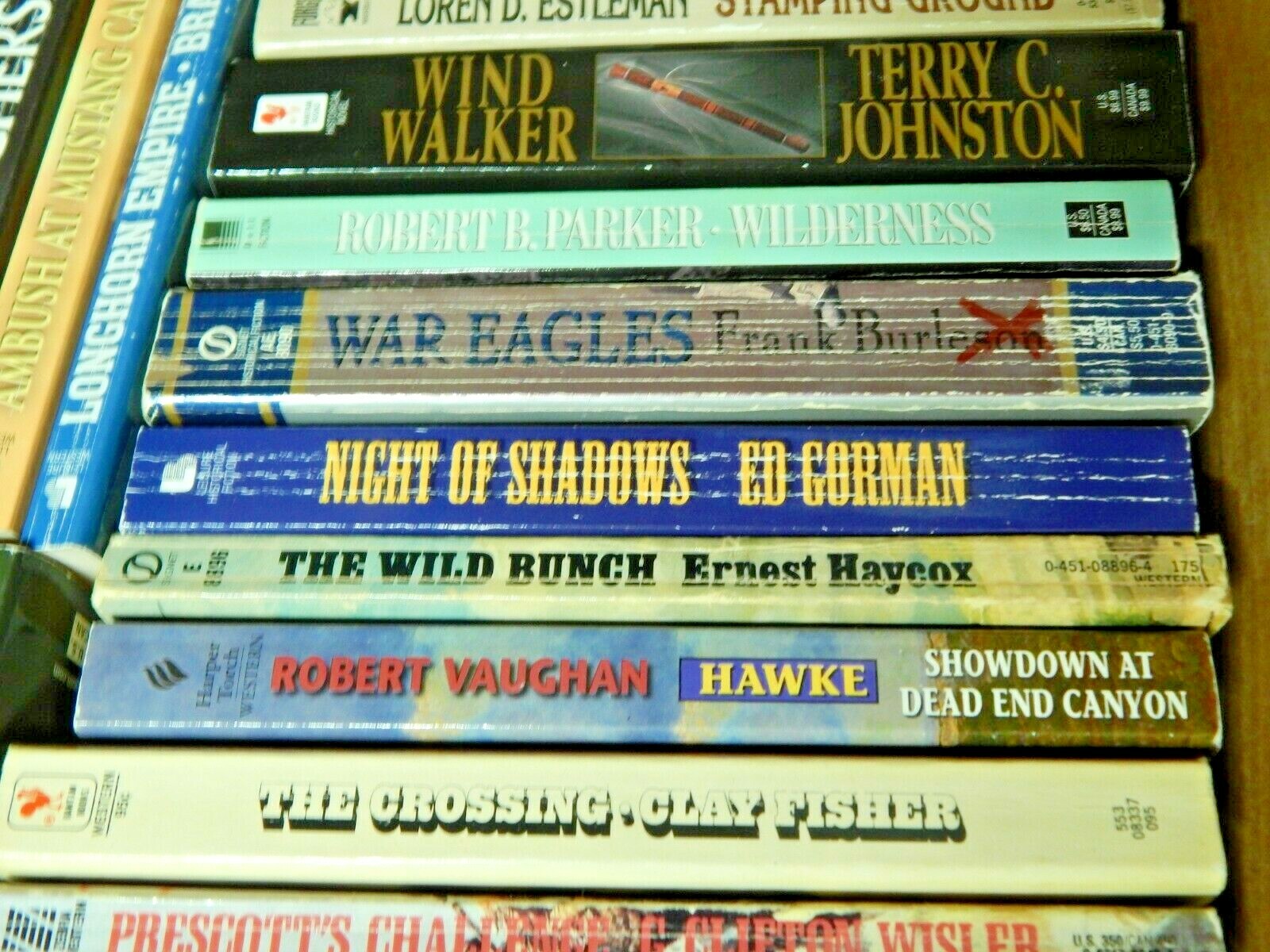 Large lot of 39 Western Cowboy Books mixed Authors  EUC