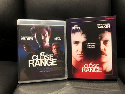 At Close Range Blu-Ray MINT Penn Walken Imprint Region Free OOP Slipcover!
