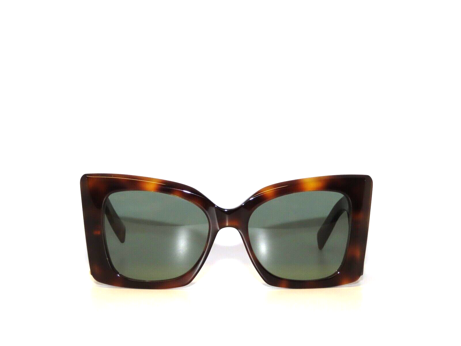 Pre-owned Saint Laurent Blaze Sl M119 119 002 Havana Green Sunglasses