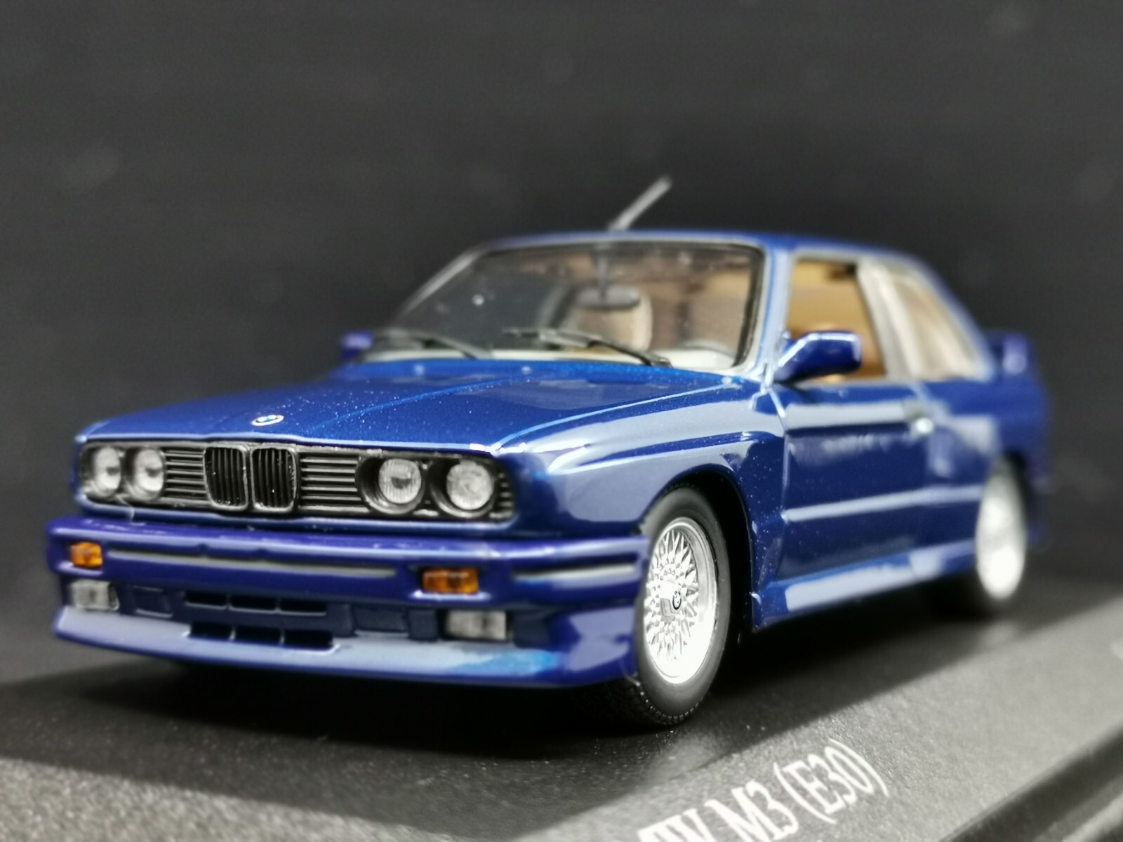 New 1:43 Minichamps Model BMW M3 (E30) Blue 430020301 | eBay