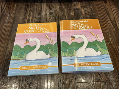 Math with Confidence 2nd Grade Instructor Guide & Student Workbook 2022 *NEW*
