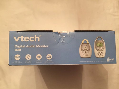 VTech DM221 Digital Audio Baby Monitor Talk Back Intercom Night Light 1000 ft