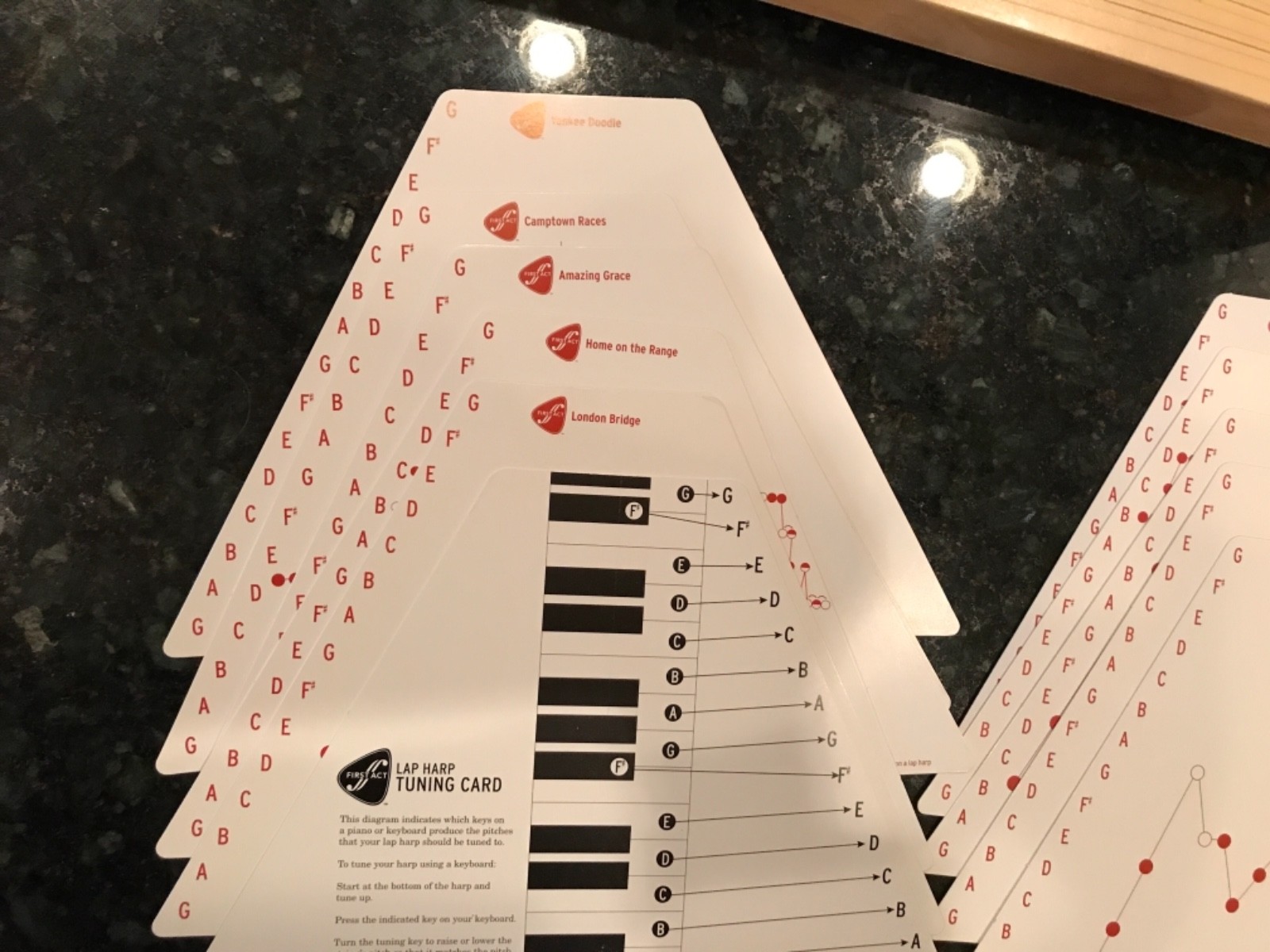 FIRST ACT Lap Harp Dulcimer Musical Instrument With Music #675