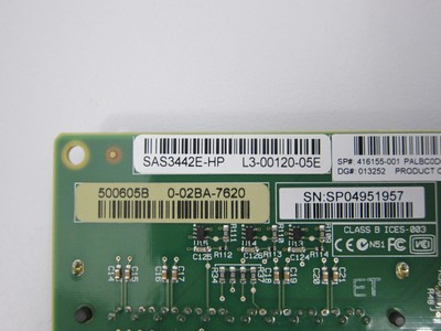 LSI HP Bus Adapter Card | SAS3442E-HP 013252-001 416155-001
