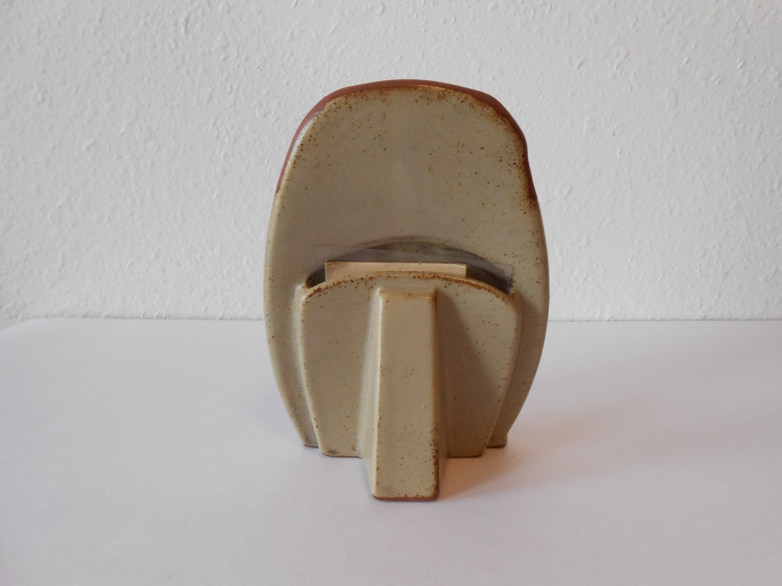 UCCTI Japan Pottery Stoneware Pig Photo Frame 5 5/8