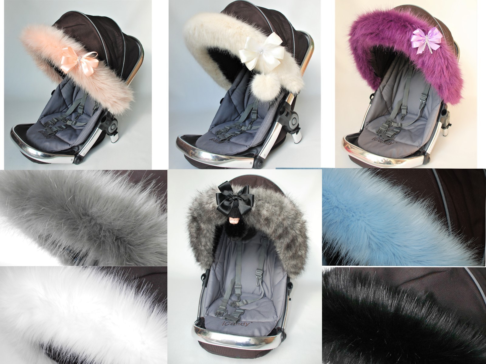 pram fur hood ebay