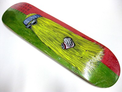 Scum Skate Brendon Villanueva hairy Skateboard Deck heroin cardboard mansion day