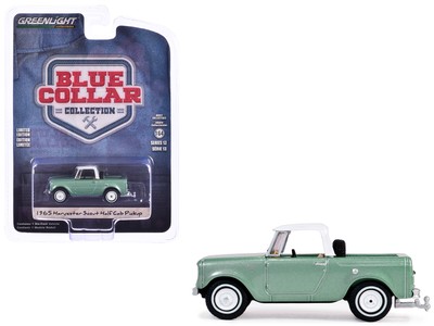 1965 Harvester Scout Half Cab Pickup Truck Aspen Green Metallic 13 1/64 Model