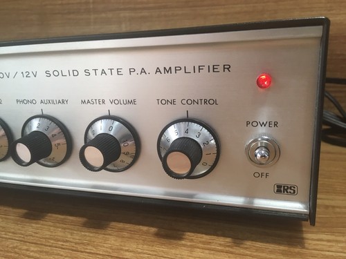 Realistic MPA-20 AC Mobile PA Amp Amplifier 32-2020B Vintage Solid State