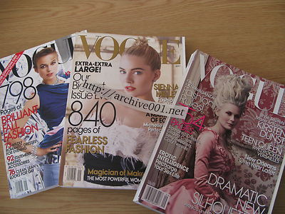 VOGUE September 2007 US アメリカ版 Vogue Magazine - September, 2007 ~~ The September Issue