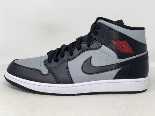 AIR JORDAN 1 MID W サイズ27.5cm Black&Red美品 NEW* Men Air Jordan 1 Mid Black / Varsity Red-Summit Red