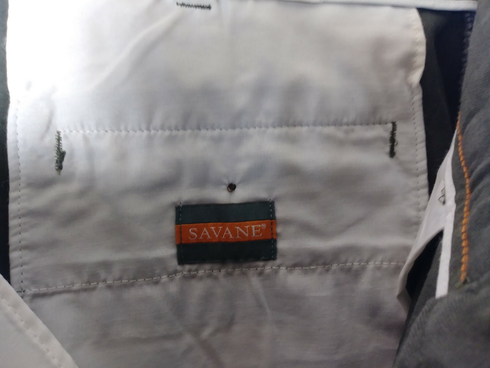 NEW Savane Mens Shorts Size 40 Green Pleated Cotton Blend